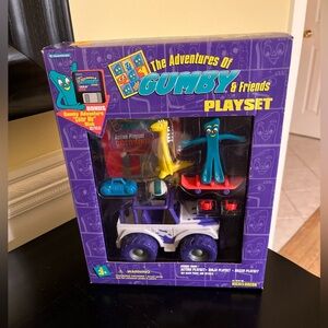 vintage 1995 NIB The Adventure of Gumby & Friends Action Playset